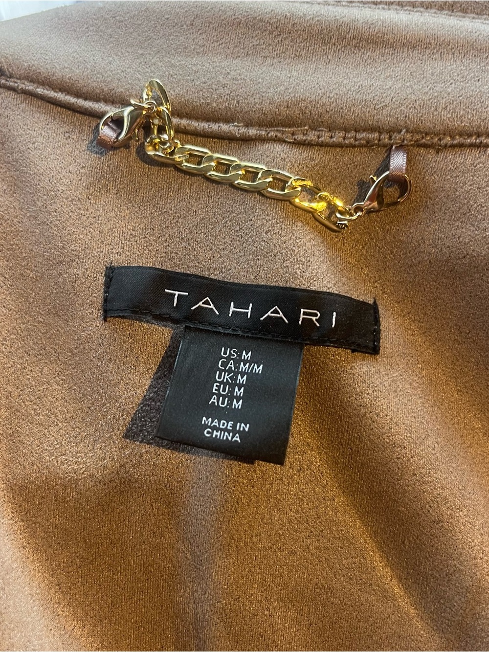 Tahari Elie Long Double-Breasted Trench Coat - Picture 4 of 4